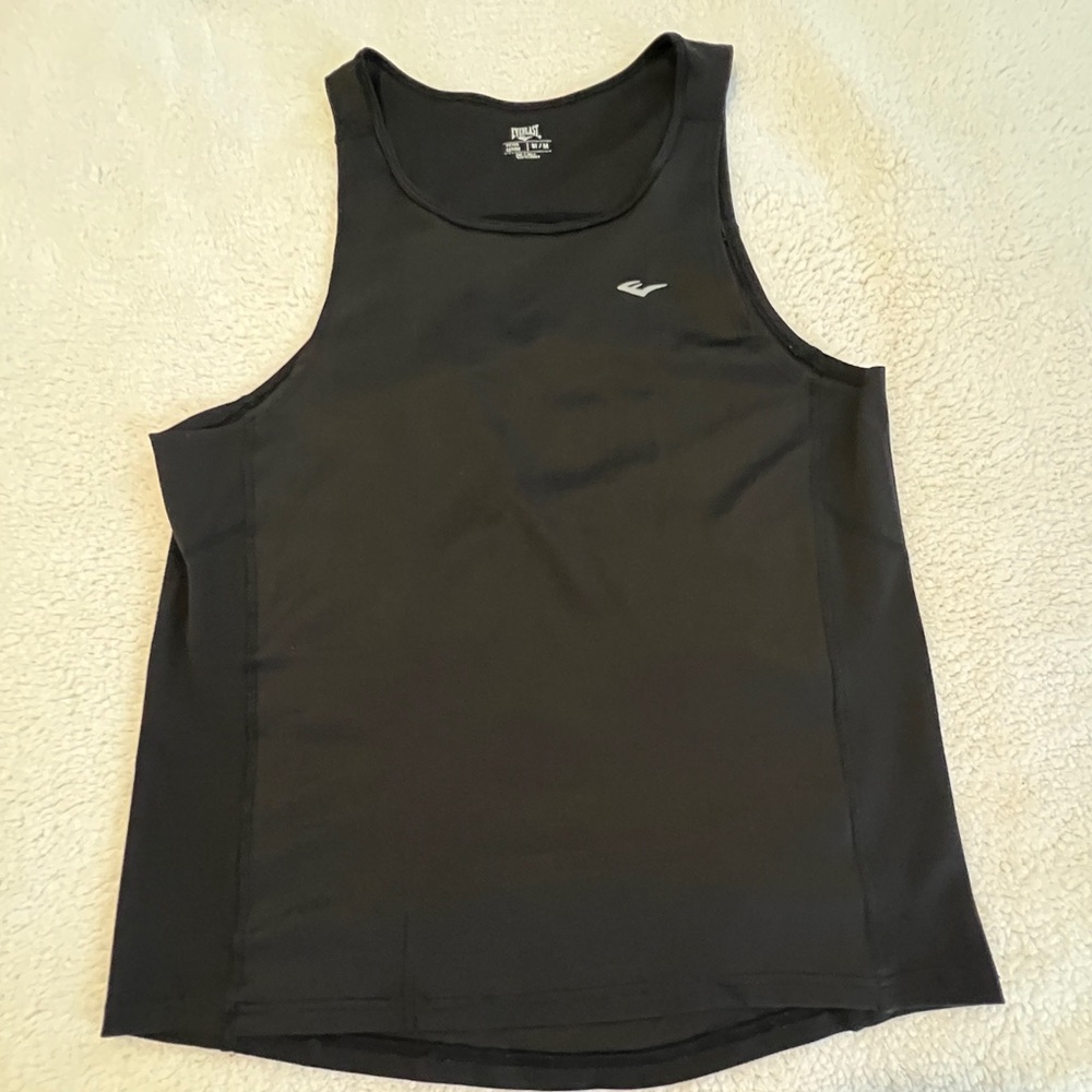 Men's Black Tank Top everlast medium